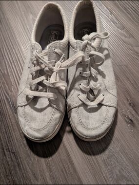 Keds Light Gray Canvas Sneakers